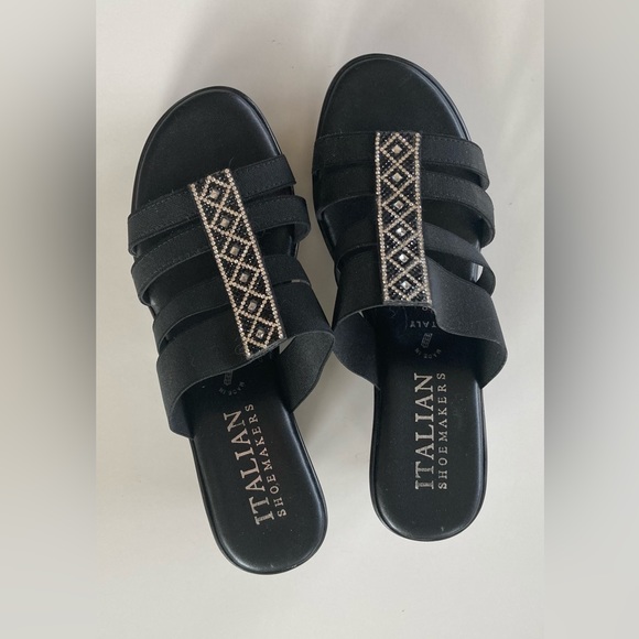 Black Italian Sandals - Picture 3 of 7